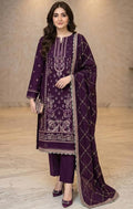 MARIA.B | DHANAK 3 PC FULL HEAVY EMB SUIT WITH HEAVY EMB SHAWL FOR WINTER 2027