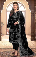 MARIA.B | DHANAK 3 PC FULL HEAVY EMB SUIT WITH HEAVY EMB SHAWL FOR WINTER 2027