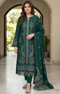 MARIA.B | DHANAK 3 PC FULL HEAVY EMB SUIT WITH HEAVY EMB SHAWL FOR WINTER 2027