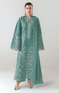 HUSSAIN REHAR | DHANAK 3 PC FULL HEAVY EMB SUIT WITH HEAVY EMB SHAWL FOR WINTER 2027