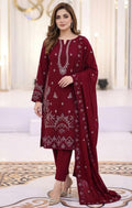MARIA.B | DHANAK 3 PC FULL HEAVY EMB SUIT WITH HEAVY EMB SHAWL FOR WINTER 2027